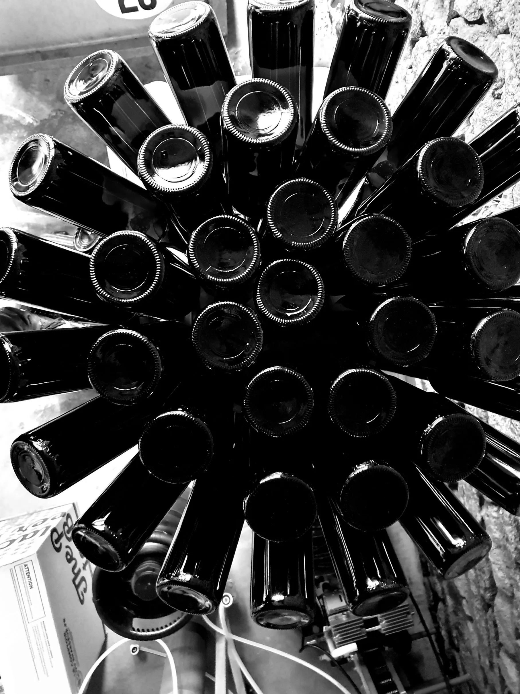 Bouteilles prêtes à être remplies