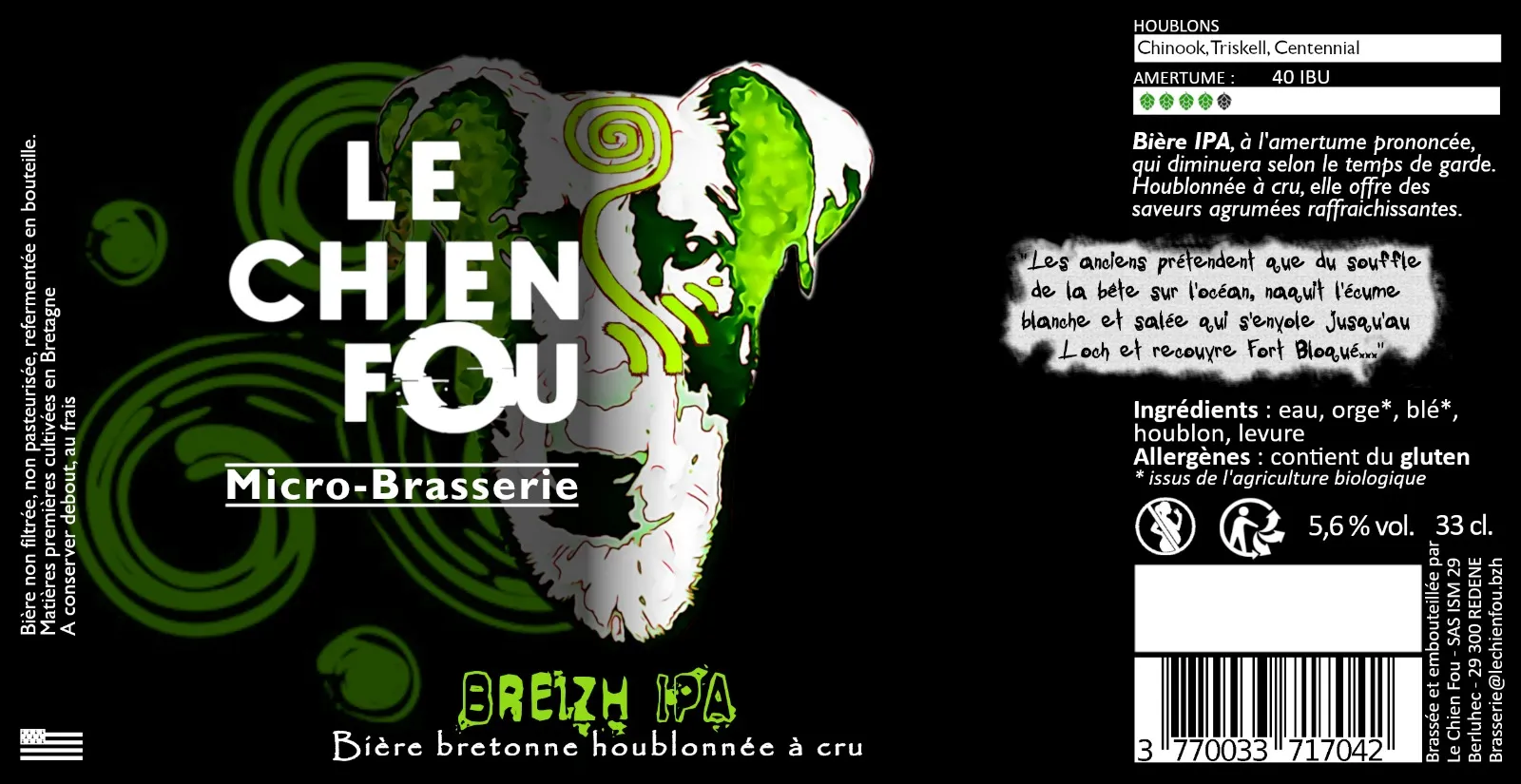 Breizh IPA – Bière houblonnée à cru